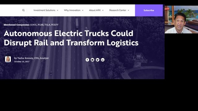 Cathie Wood Loves $PCAR. Why She's Adding Paccar To The Ark Portfolio.