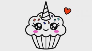 КАК ЛЕГКО НАРИСОВАТЬ КЕКС