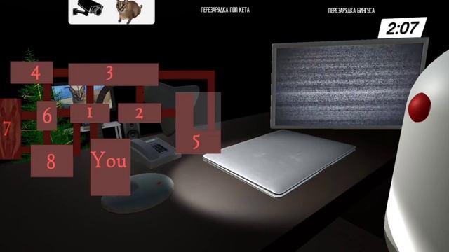 Игра за котов в пять ночей с Шлёпой (теперь я не буду охранять пельмени) |Klartin смотреть онлайн