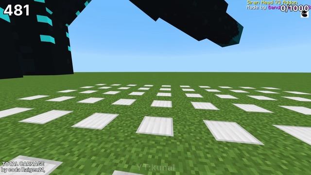 TITAN TYRANNOSAURUS WARDEN Vs 1000 RANDOM MOBS!