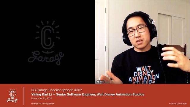 CG Garage Podcast | Yining Karl Li — Senior Software Engineer, Walt Disney Animation Studios смотреть онлайн