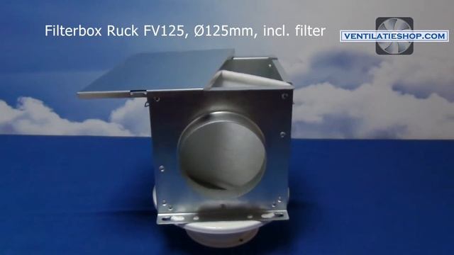 Filterbox Ruck FV125, Ø125mm, incl. filter - Ventilatieshop.com смотреть онлайн