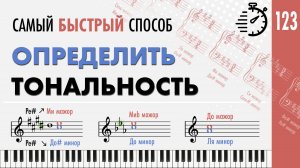 Самый быстрый способ определить тональность #урокифортепиано