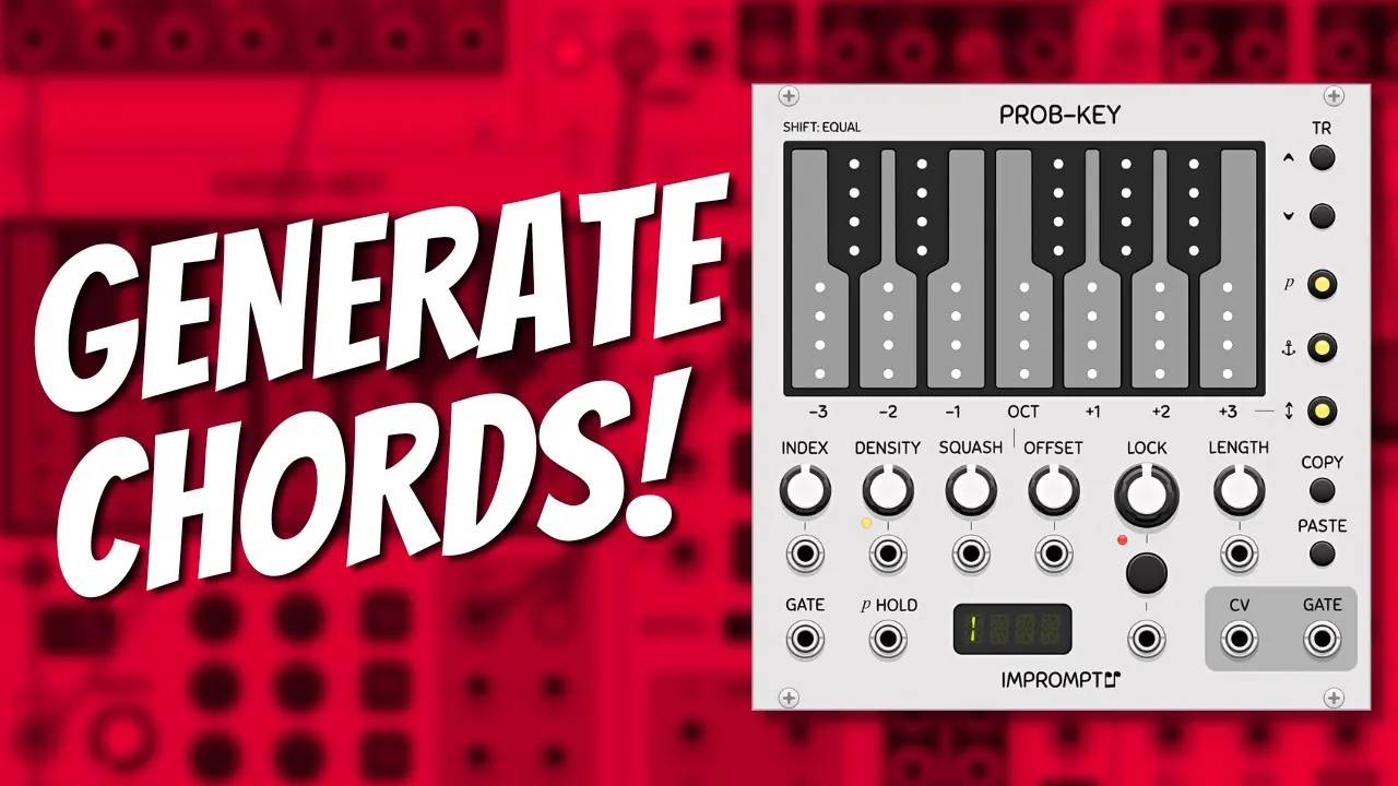 36 - Generative Chords with Impromptu's Prob Key - VCV Rack Tutorial смотреть онлайн