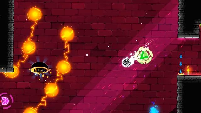 Играем в Геометрии дэш - ОБРАТНЫЙ БЕГ — Geometry Dash смотреть онлайн