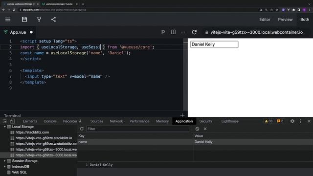 02-Persistent Storage with VueUse смотреть онлайн