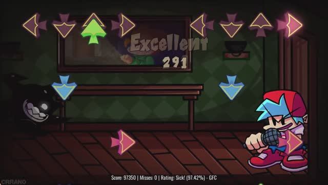 Увлекательная ритм аркада Friday Night Funkin' VS DOORS смотреть онлайн