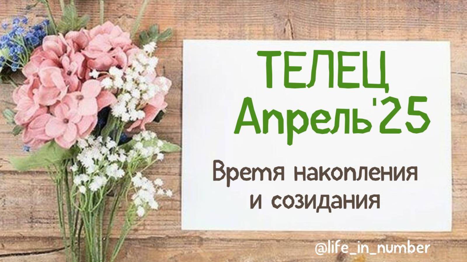 ТЕЛЕЦ АПРЕЛЬ 2025 ВРЕМЯ НАКОПЛЕНИЯ смотреть онлайн