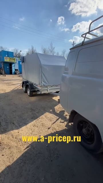 МЗСА 817731 3м двухосный прицеп и УАЗ Буханка. АРИВА Казань Чебоксары 🔔 Установка фаркопа, Кредит смотреть онлайн