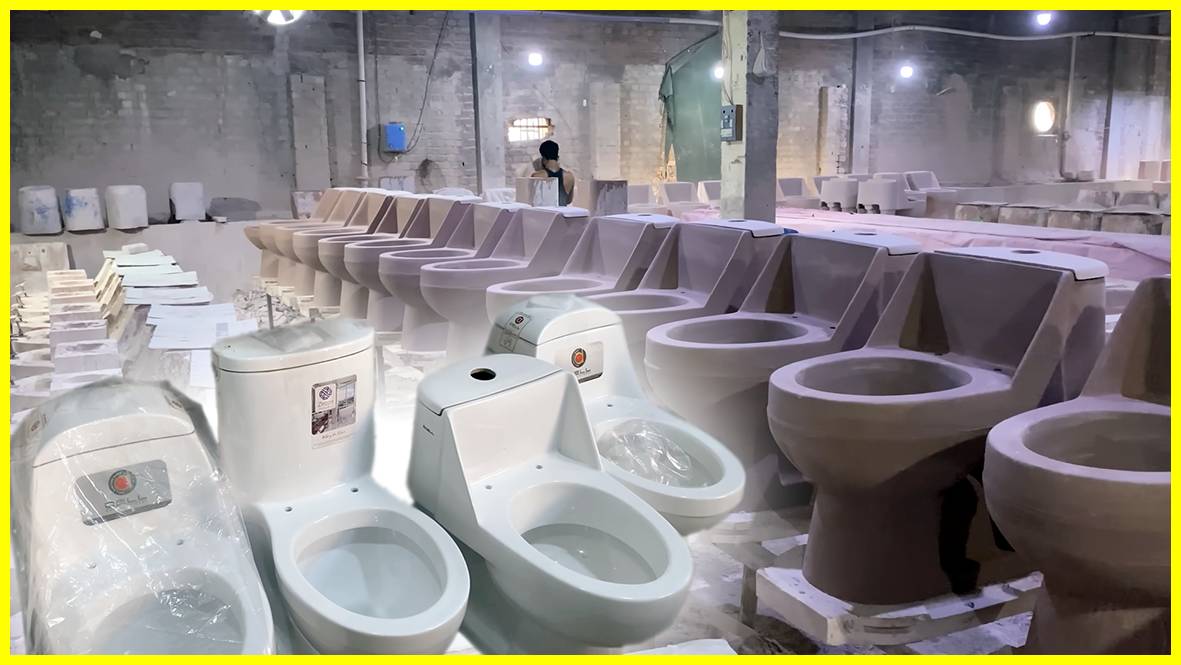 Как делают унитазы в Пакистане! смотреть онлайн