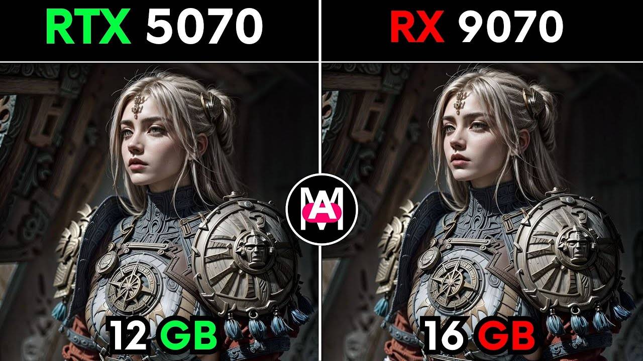 Тест RX 9070 VS RTX 5070 TEST в 20 играх