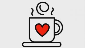 КАК ЛЕГКО НАРИСОВАТЬ ЧАШКУ КОФЕ с СЕРДЦЕМ