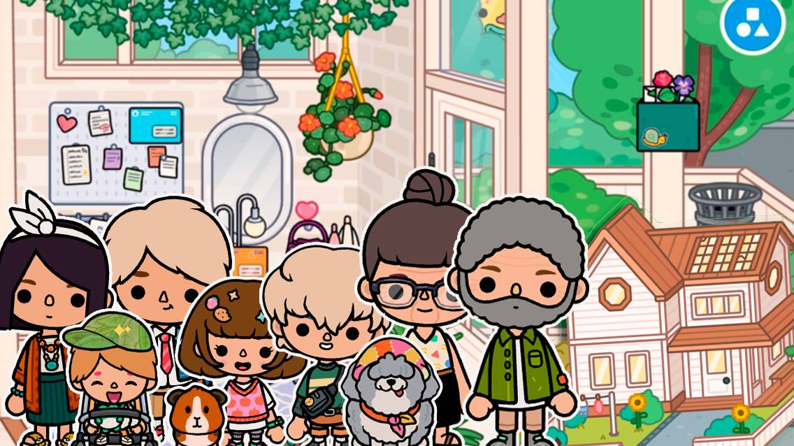 Идея для большого семейного дома Тока Бока 🏠 Дом Toca Boca смотреть онлайн