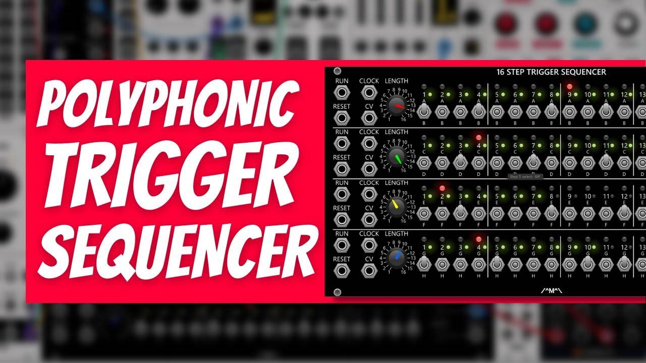 37 - Polyphonic Trigger Sequencer - VCV Rack 2 (Self Generative Patch) смотреть онлайн