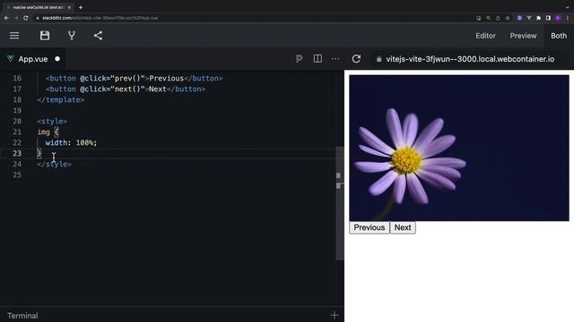 04-Create an Image Carousel with VueUse смотреть онлайн