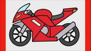КАК ЛЕГКО НАРИСОВАТЬ МОТОЦИКЛ