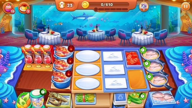 Cooking Madness Gameplay - Seafood Restaurant Levels 62 - 63 All Stars смотреть онлайн