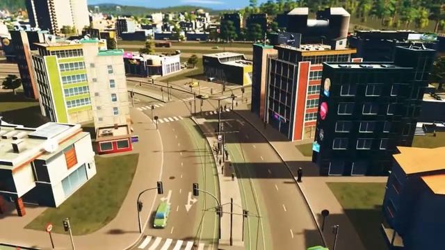 Cities Skylines Трамвайное кольцо смотреть онлайн