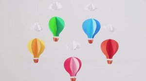 Простое создание 3D бумажного воздушного шара! Идеи для украшения стен из бумаги своими руками!