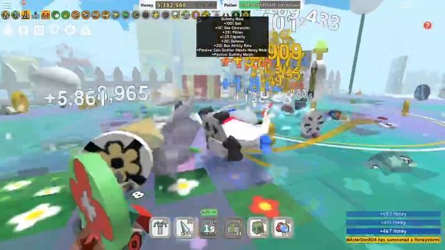 Покупаю гамми маску в Bee Swarm Simulator! смотреть онлайн