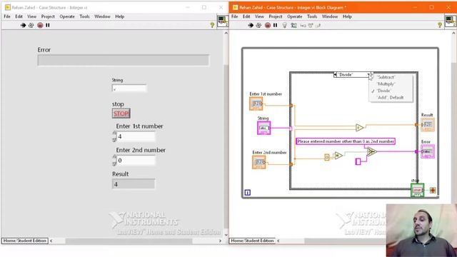 String Case Structure - LabVIEW 2019 смотреть онлайн