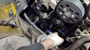 VW tranporter T5 1.9 TDI замена ремня ГРМ + сальников
