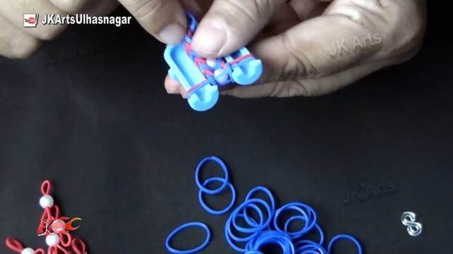 Fishtail Pearl loom bands Bracelet | How to make | JK Arts 905 смотреть онлайн