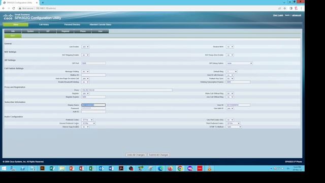 CISCO SPA 502 CONFIGURATION with our SIP server to place calls смотреть онлайн