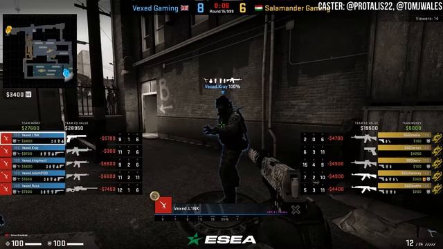 [UKCSGO] 29.03.2020 - Vexed vs Salamander @ ESEA Advanced Season 33 EU LB Semi-Final Map 1 смотреть онлайн