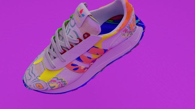 3D Sneakers - ADIDAS KENZO 4K смотреть онлайн