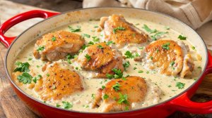 РЕЦЕПТ на Лето! ЦВЕТНАЯ КАПУСТА с курицей в сливочном соусе. Просто, Вкусно и Полезно!