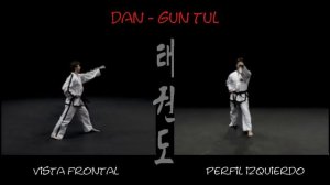 8 гып, желтый Dan-Gun Tul (Дан Гун) тхэквондо taekwondo таэквондо