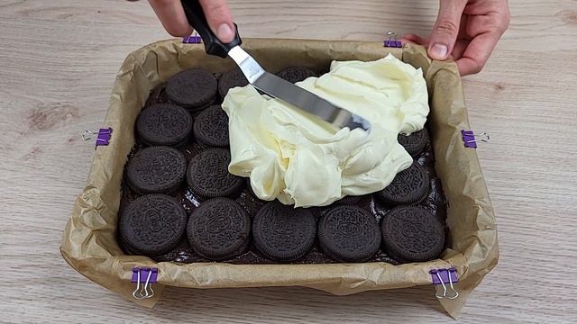Slutty brownie cheesecake with Oreos - my signature cake *Bea's Bites* смотреть онлайн
