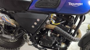 Racer Triumph 250. Замена масла 4800 км.