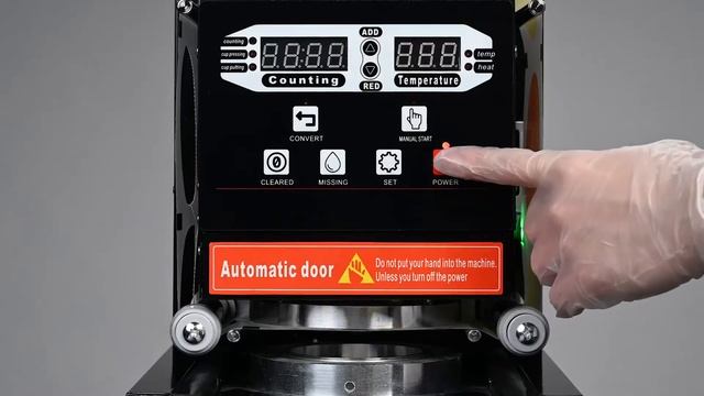 How to install film sealing - Yescom Fully Automatic Boba Cup Sealing Machine 400-670 Cups/hr 450W смотреть онлайн