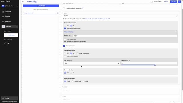 Optimization Settings- The VNTANA Platform смотреть онлайн