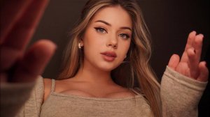 [4K] ASMR 😴 Неразборчивый шепот (лежа на коленях у своей девушки)