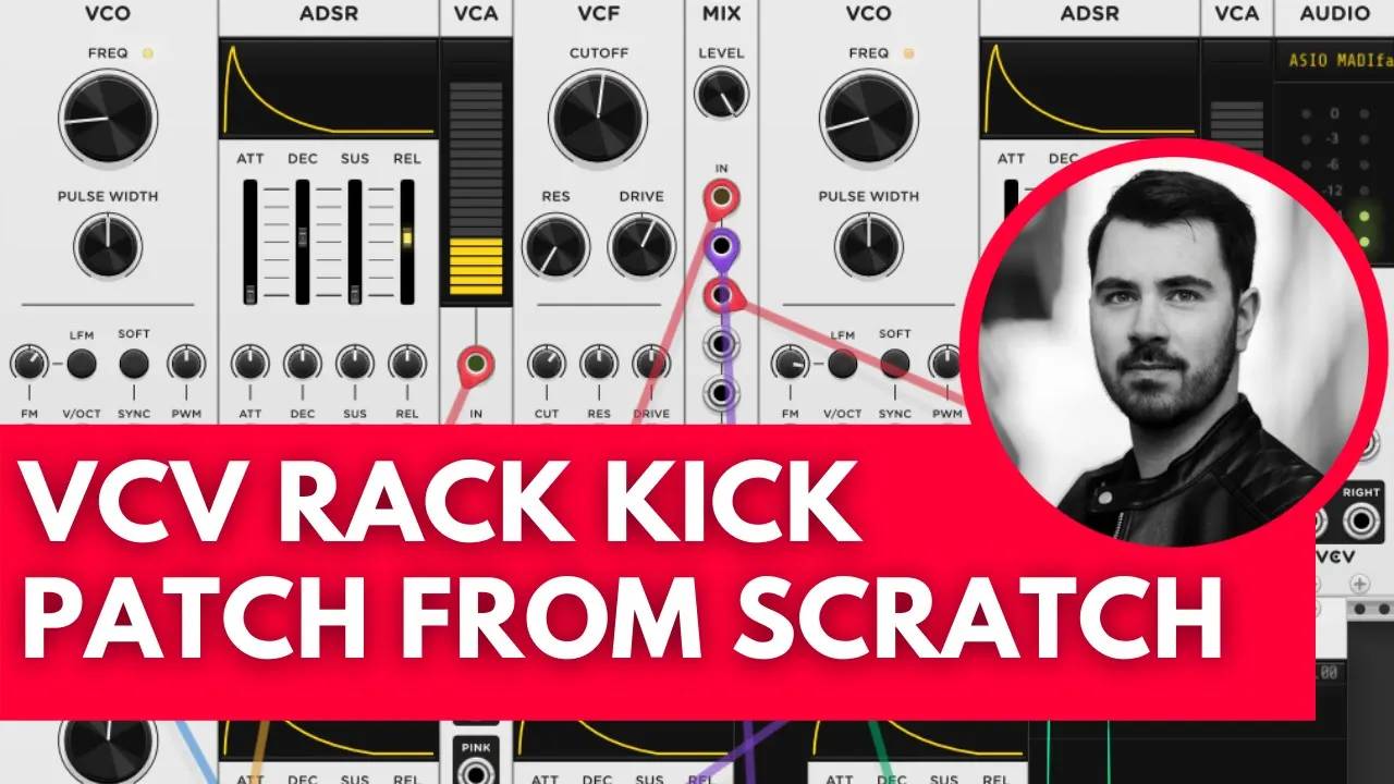 07 - How to make a Kick Drum Patch from Scratch in VCV Rack 2 смотреть онлайн