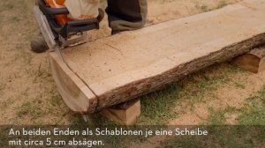 Сделай сам садовую скамейку из бревна