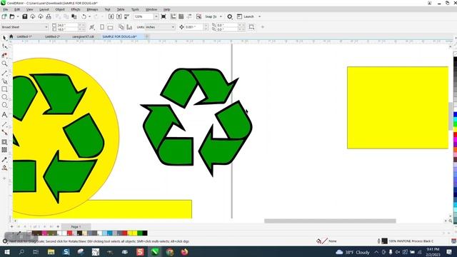 Corel Draw Tips & Tricks Recycle Logo смотреть онлайн