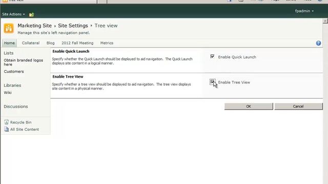 How to Enable the SharePoint 2010 Tree View - SharePoint 2010 Tutorials смотреть онлайн