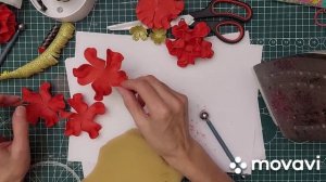 Анемоны из фоамирана для детских украшений