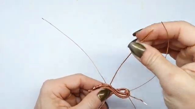 Wire Wrap кулон Хронос