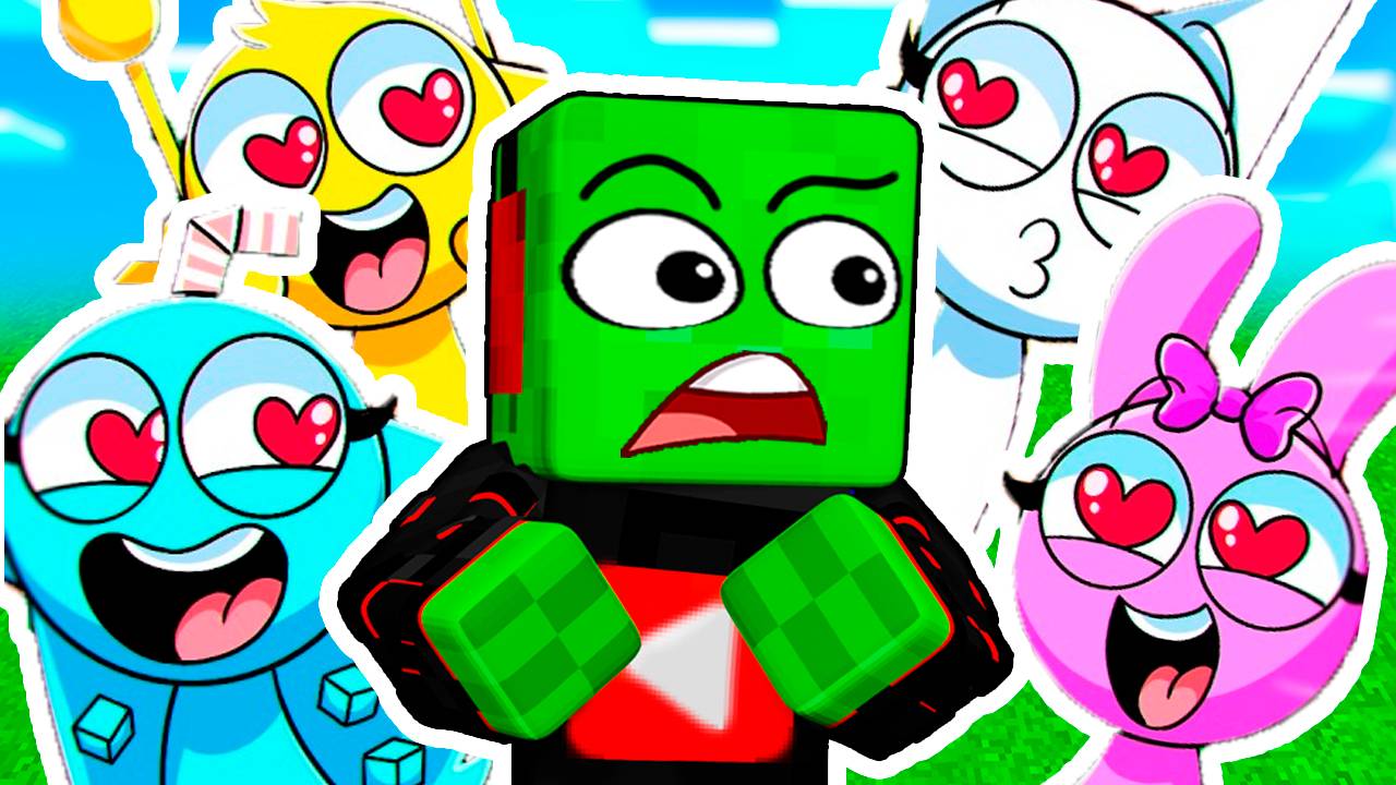 БЕЗУМНЫЕ ФАНАТКИ ДЕВУШКИ СПРУНКИ ВЛЮБИЛИСЬ В МЕНЯ В МАЙНКРАФТ смотреть онлайн