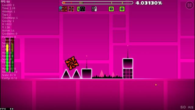 Что происходит на Geode  (Geometry Dash)