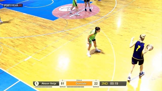 1. SKL za ženske, 6. kolo - ŽKD AKSON ILIRIJA : ŽKK DOMŽALE смотреть онлайн