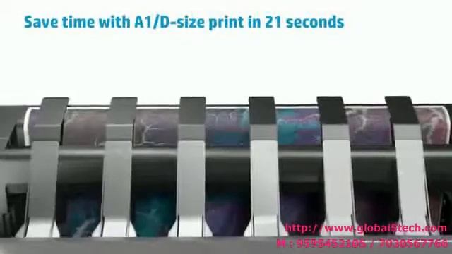 Demo On HP DesignJet T2530 Printer | Global5Tech смотреть онлайн