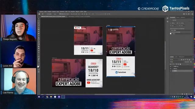 PHOTOSHOP PARA SOCIAL MEDIA! - Happy Hour #4 - TantosPixels смотреть онлайн