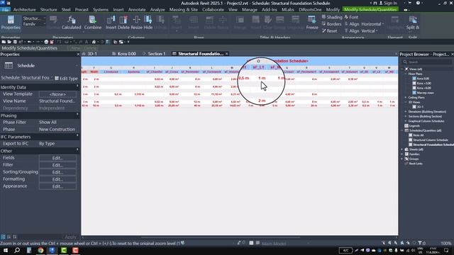 Revit 2025 - Foundation IFC4x3 & Excel смотреть онлайн