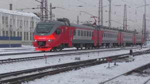 Сборник: пригородный электропоезд ЭП3Д Красноярск | Железная дорога